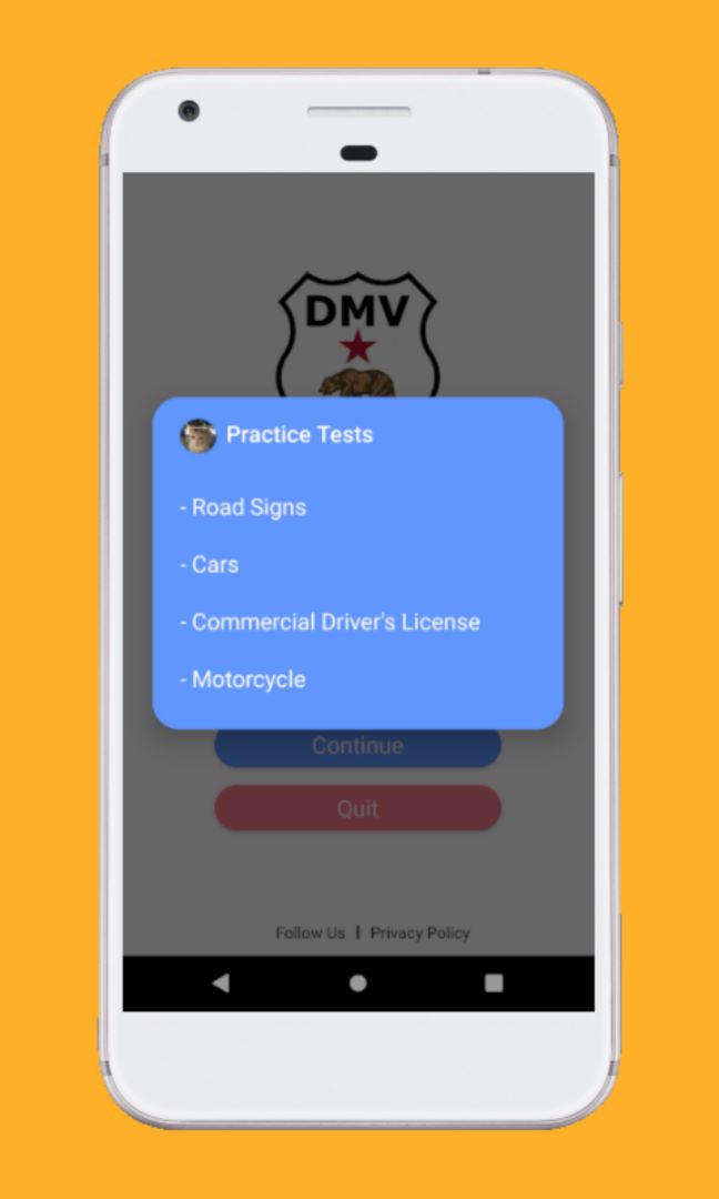 Driver License Test - Microsoft Apps