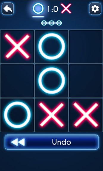 Tic Tac Toe Glow 2 player::Appstore for Android