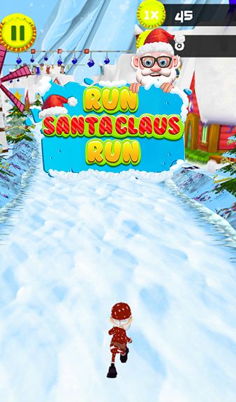 Xmas Santa Surfer Running Game APK for Android Download