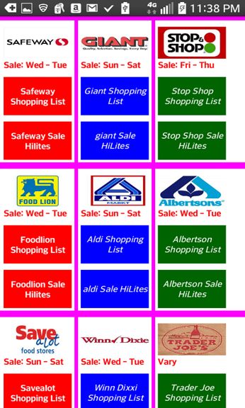 Weekly Sale Ads, Sale Hilites, Shopping List Of All Major Department Stores  & Supermarkets ( Total Package, NO ADS. )::Appstore for Android