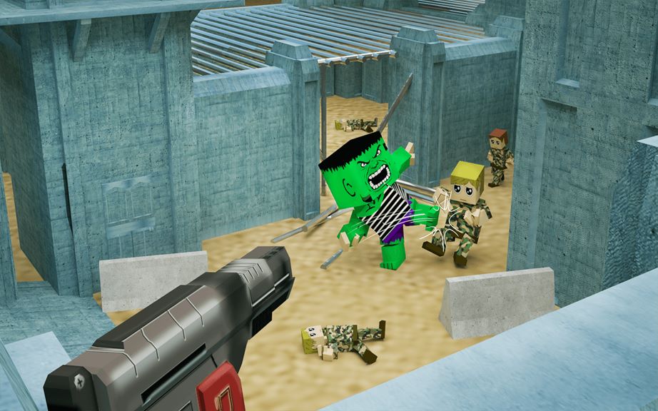 BLOCK CRAFT: MONSTER SHOOTER jogo online gratuito em