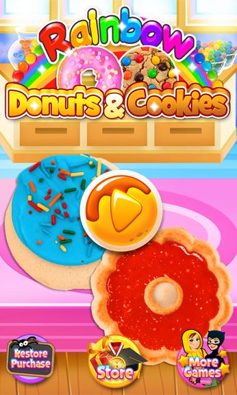 Donut Yum - Rainbow Kids Candy Donut Maker - Microsoft Apps