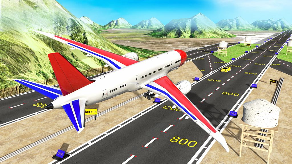 Flight Simulator airplane Games: Extreme Flying Plane simulator games  offline::Appstore for Android