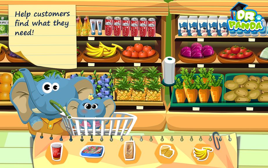 Dr. Panda Supermarket - Microsoft Apps
