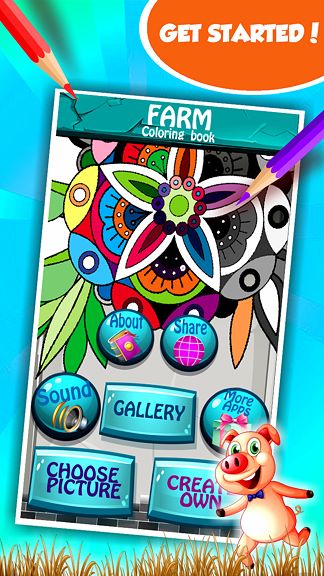 Libro da colorare fattoria - Microsoft Apps