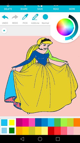 Princess Coloring Game em Jogos na Internet