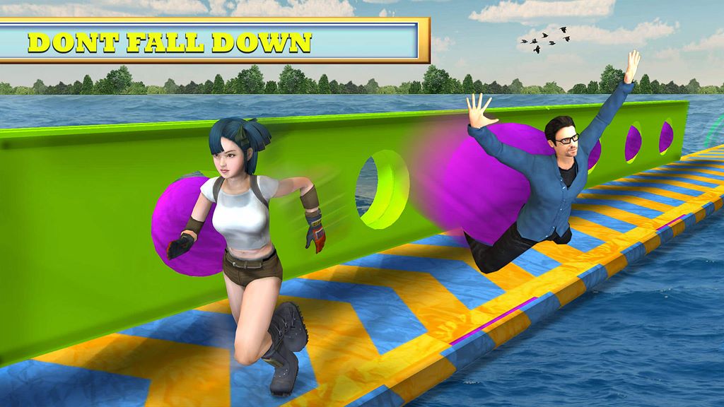 Aqua Theme Park! Water Slide Bump Race 3D - Amusement Park Shortcut Run  Water Slide Fun Race Sliding Game::Appstore for Android