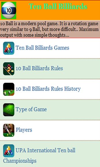 Ten Ball Billiards Games - Microsoft Apps