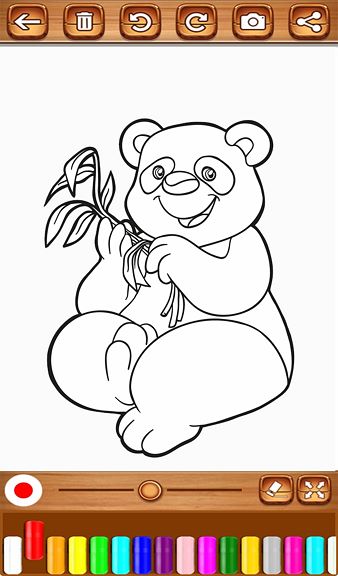 Panda Coloring Book For Kids Ages 4-8-12: Stress Relief & Relaxation for  Kid - Cute & Beautiful Bear - Positive Animal - Perfect Birthday Present  for