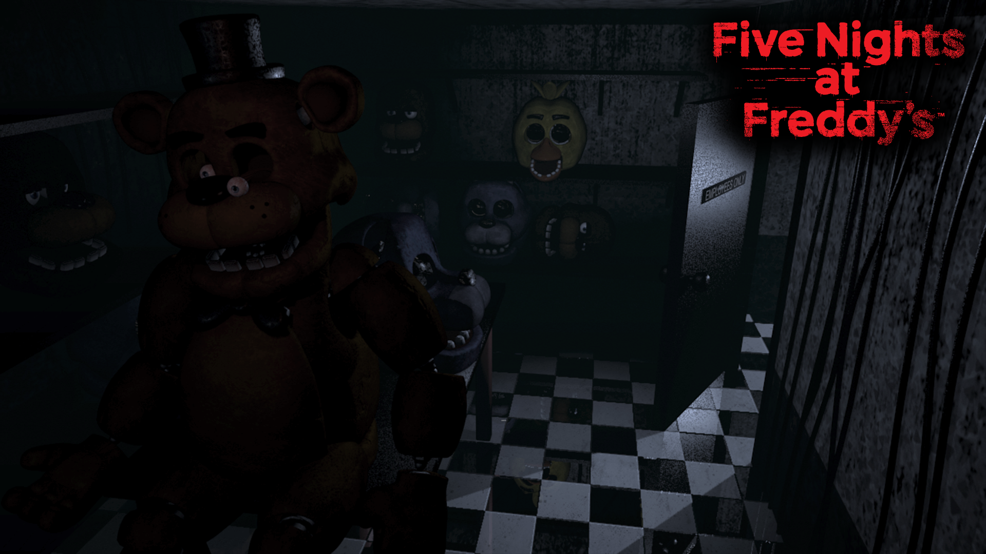 Есть 5 ночей фредди. Five Nights at Freddy’s ФНАФ 1. FNAF 1 Фредди на камерах. Камеры ФНАФ 1 без АНИМАТРОНИКОВ. Five Nights at Freddy's 2.