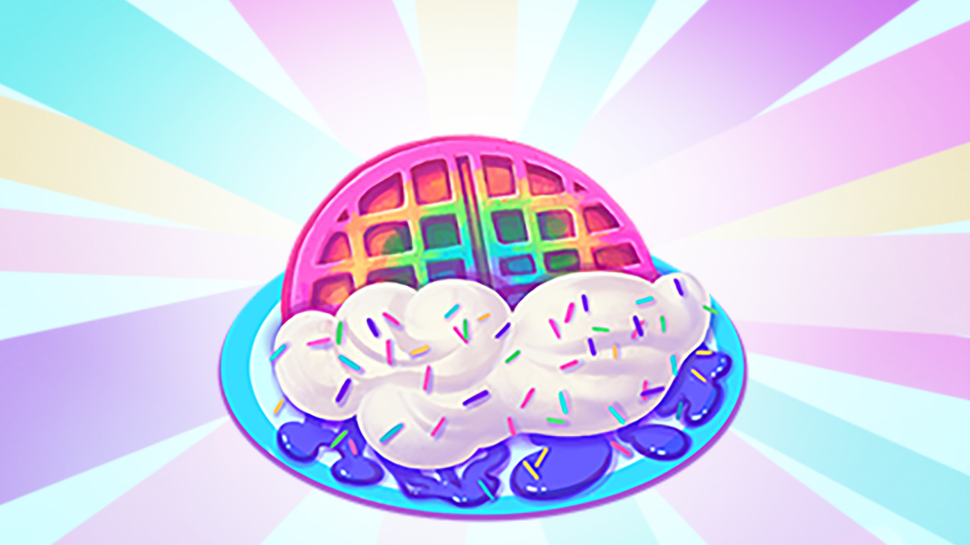 Icon for Rainbow Waffles!