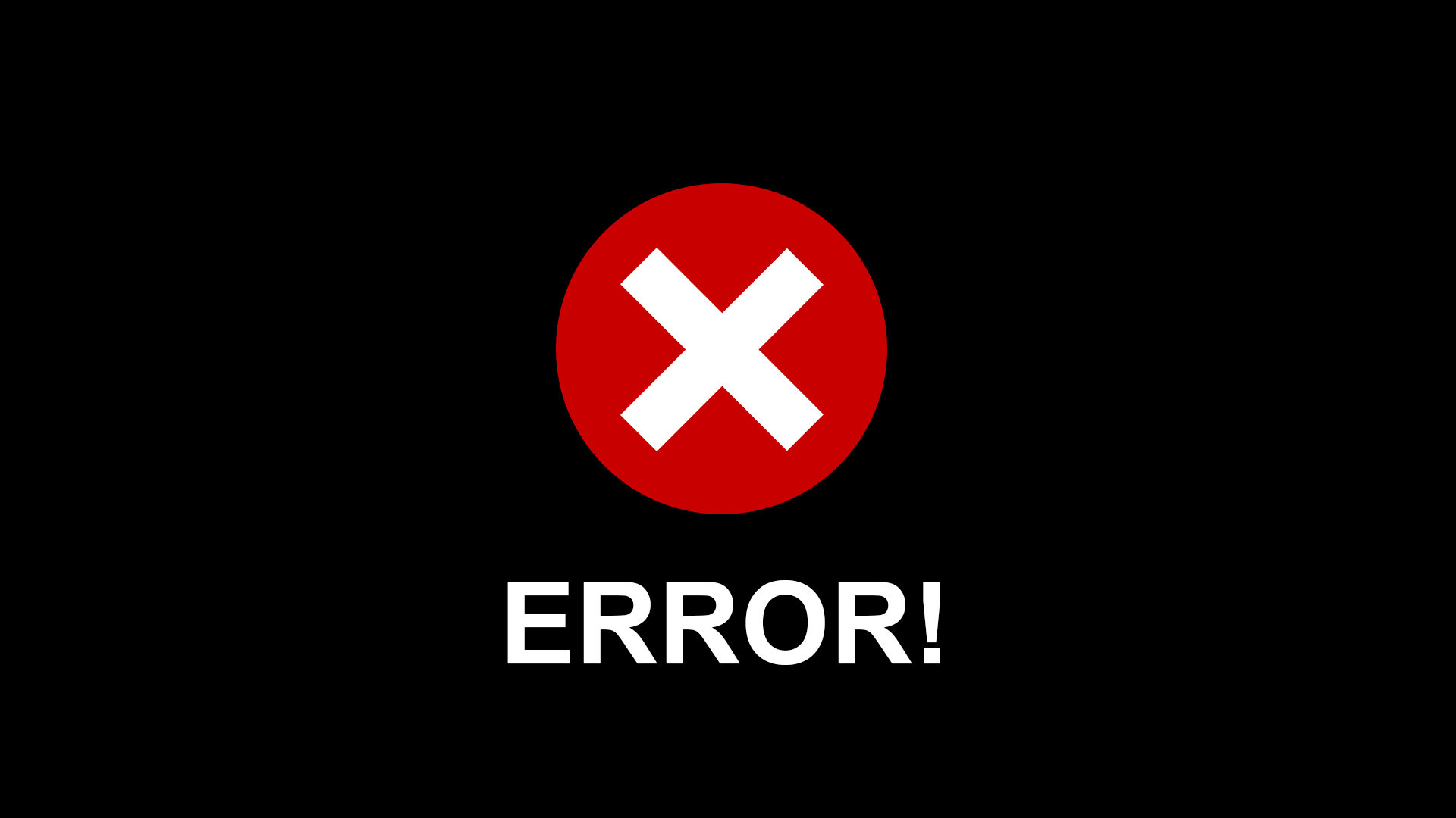 Icon for Error3