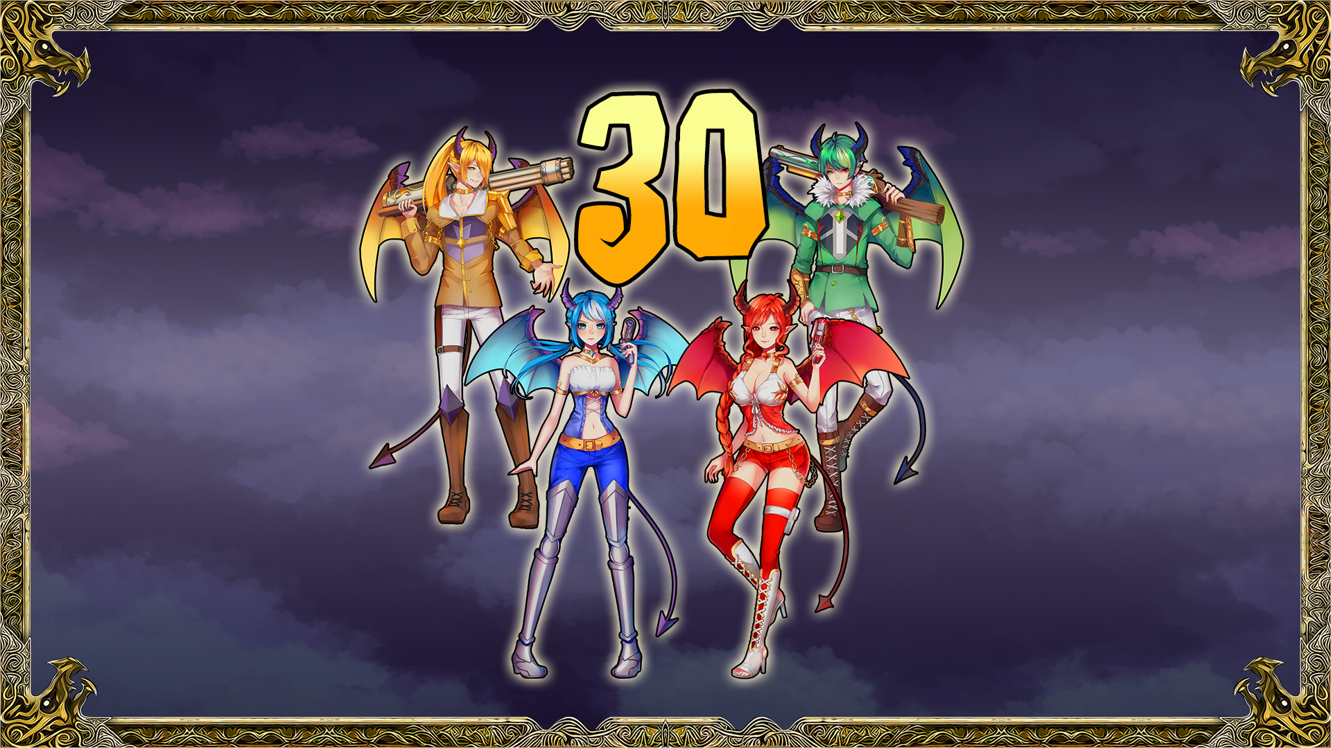 Icon for Level 30 to all the characters