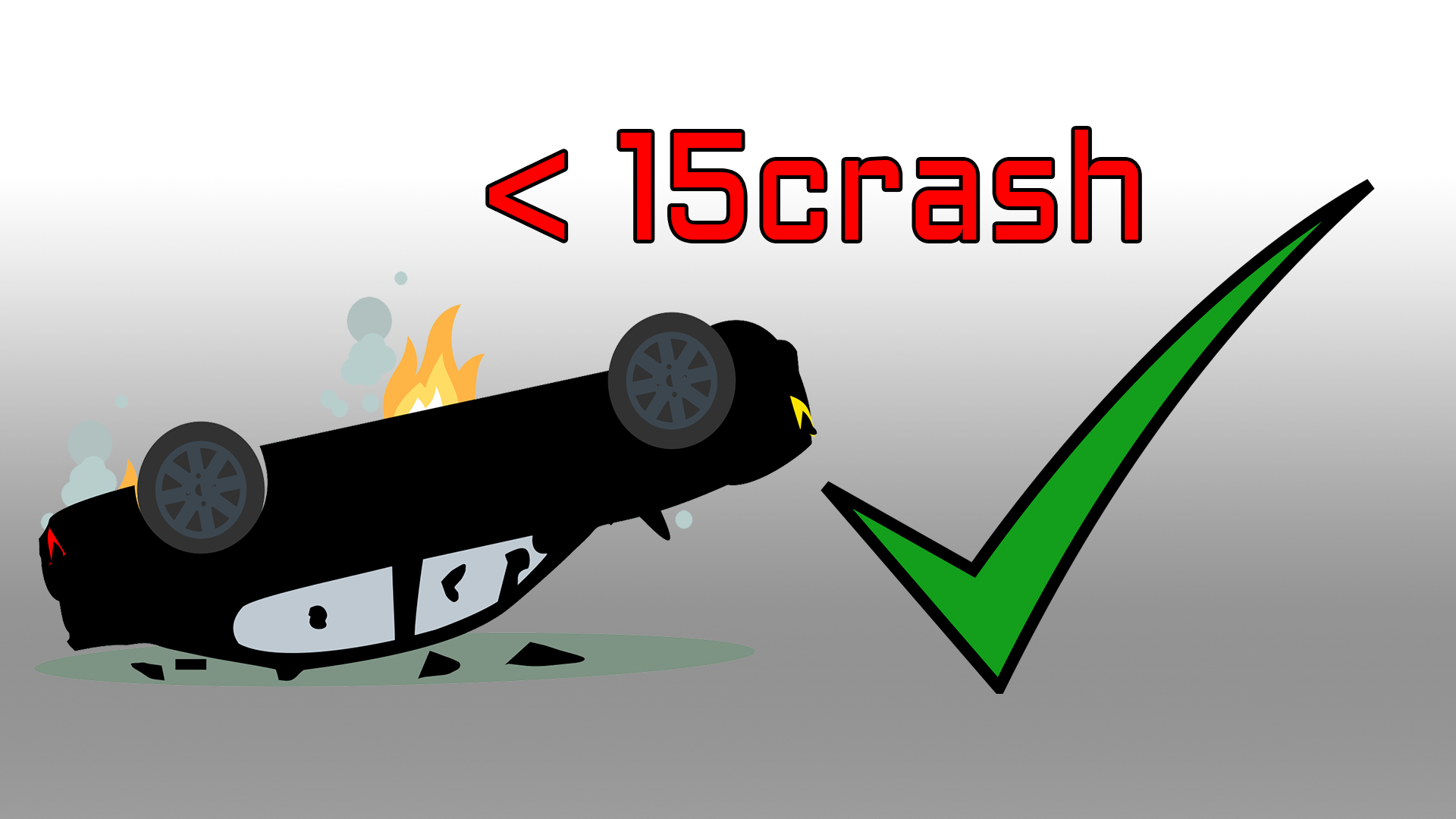 Icon for Less than 15 crashes mission C