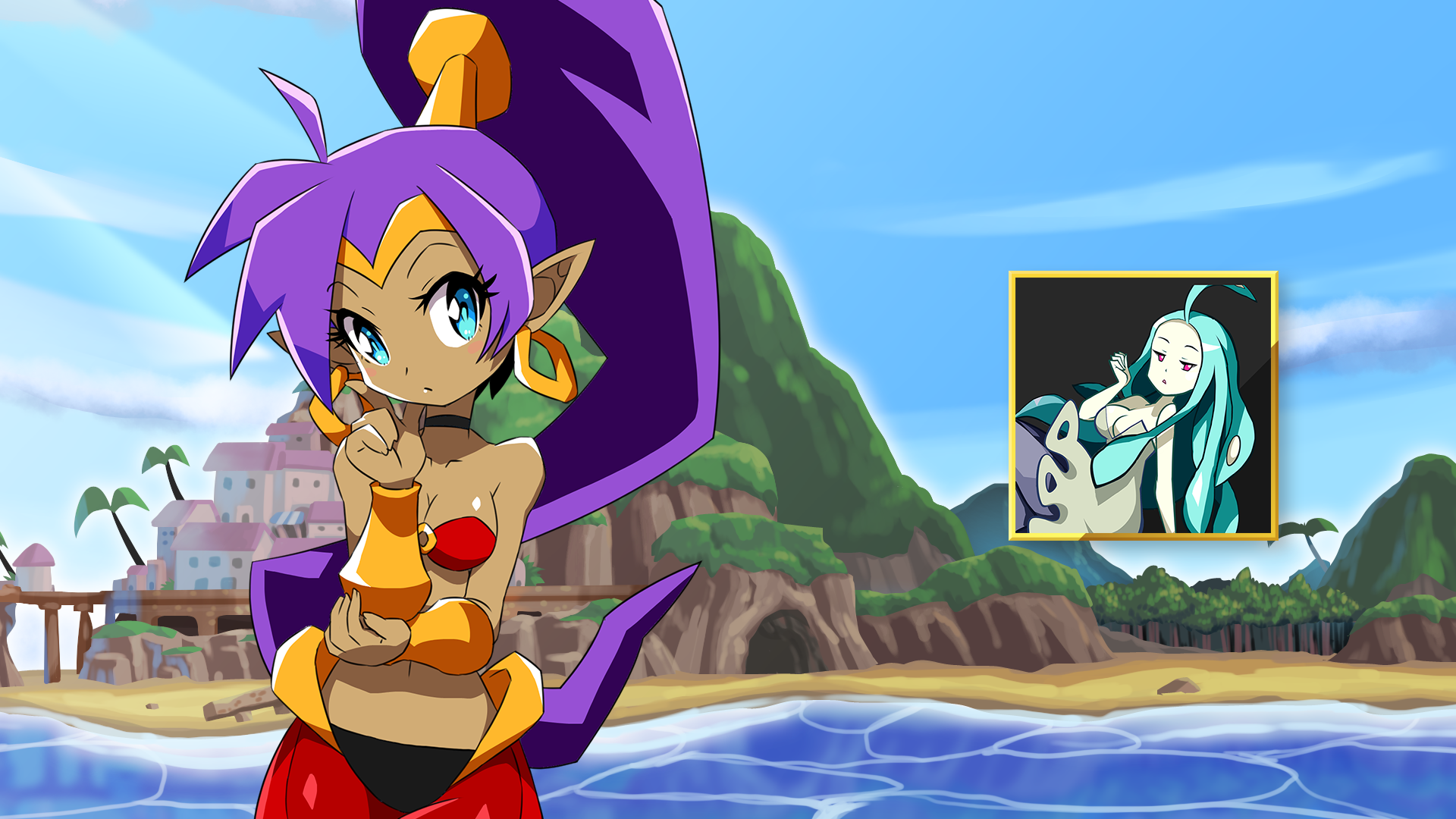 Shantae and the seven sirens. Shantae. Shantae Sirens. Shantae игра.