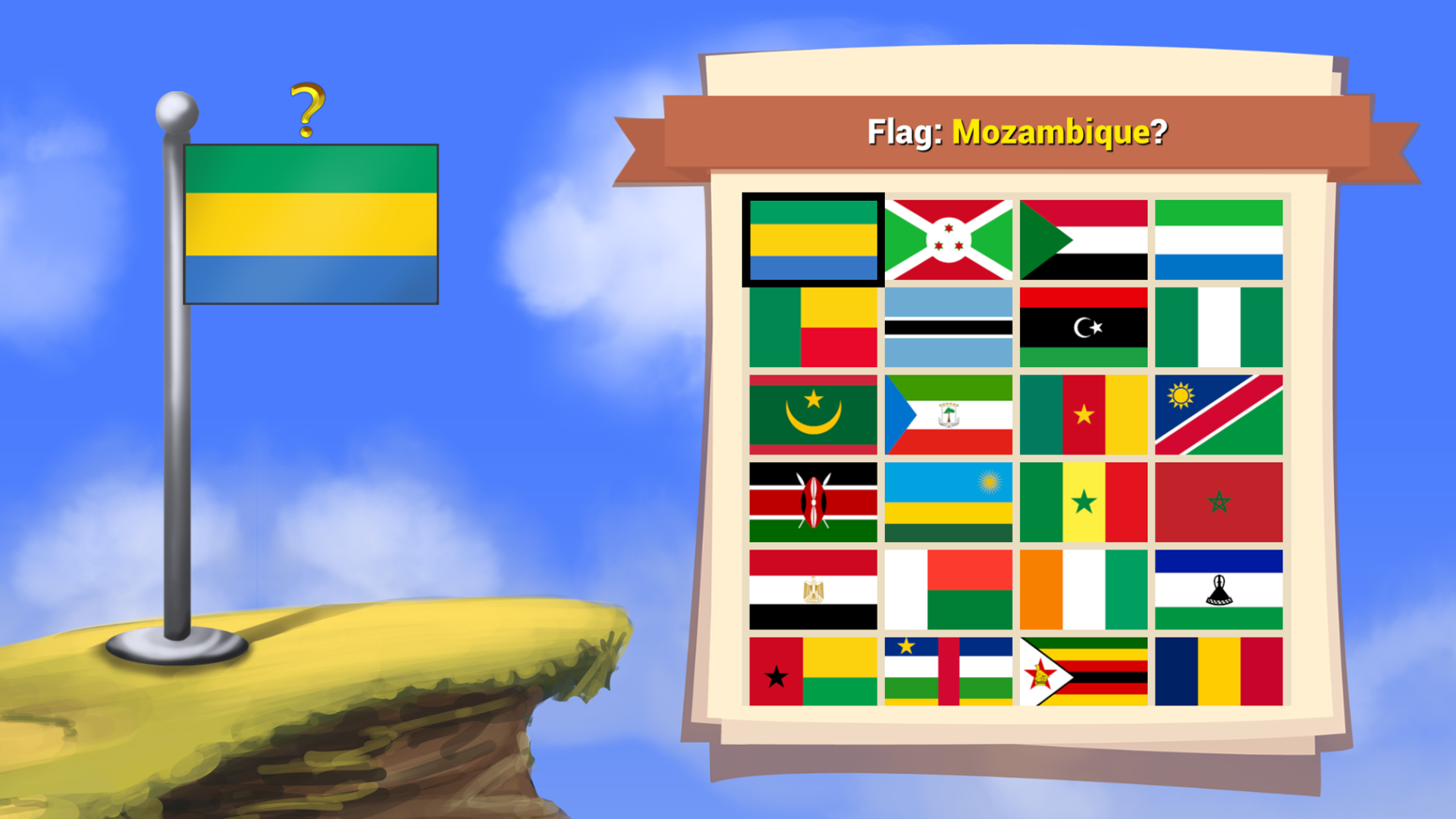 Icon for African Flags.