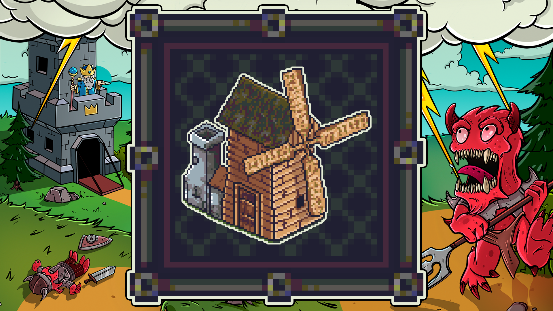 Icon for Windmill, windmill for the land