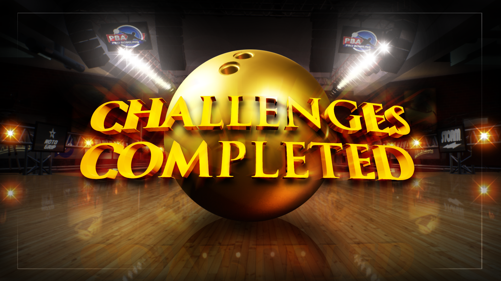 Challenge completed. PBA Pro Bowling 2021.