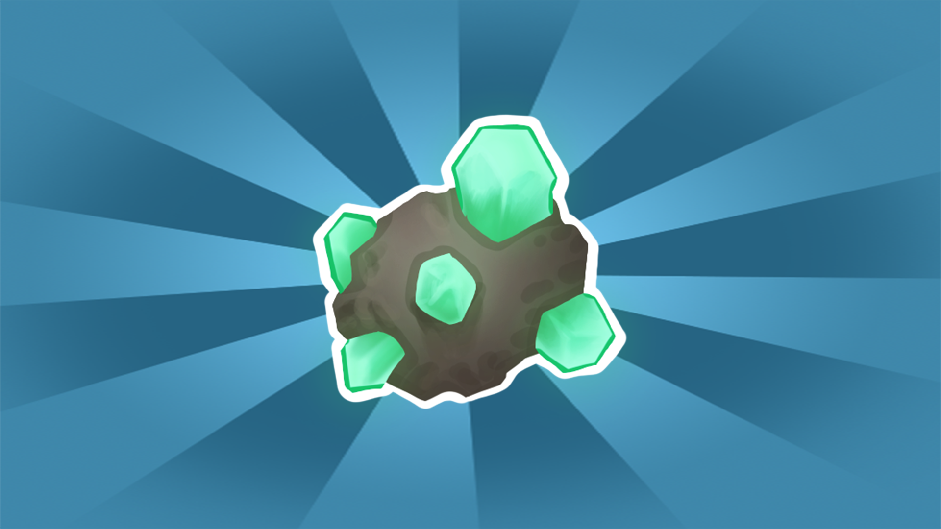 Icon for Mining The Glowy Green Ore