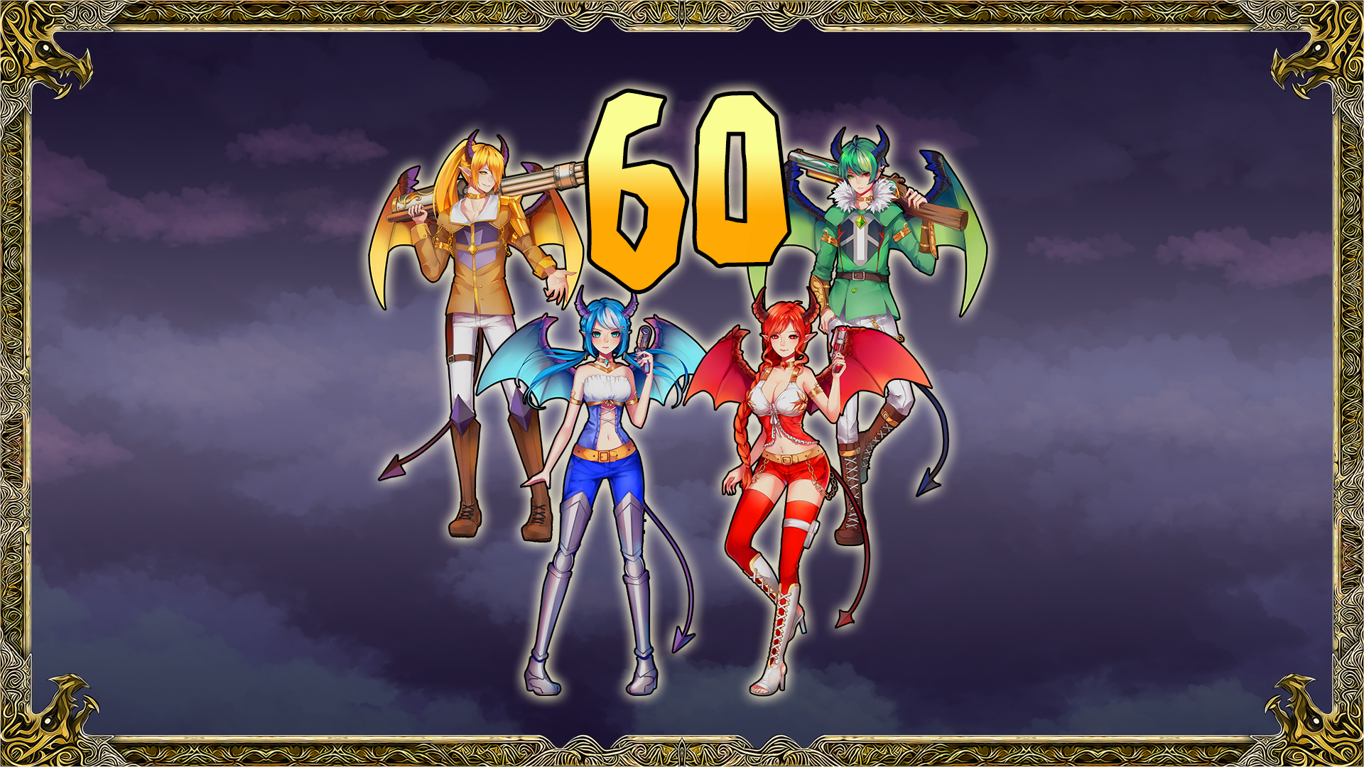 Icon for Level 60 to all the characters