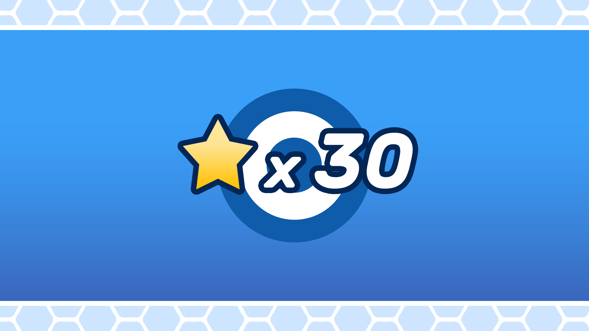 Icon for Get 30 stars