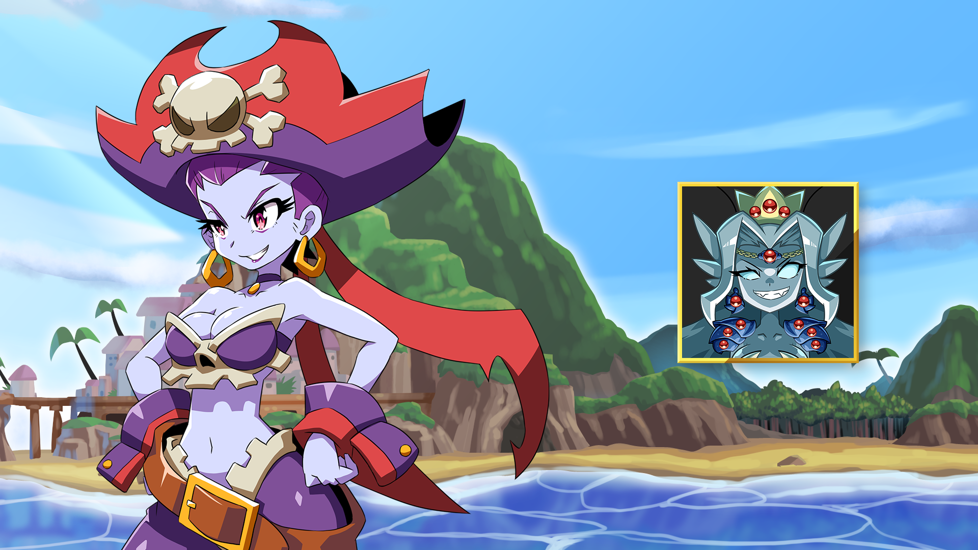 Shantae and the seven sirens. Shantae Empress Siren. Шанте и семь сирен. Shantae геймплей. Shantae and the Seven Sirens Императрица.