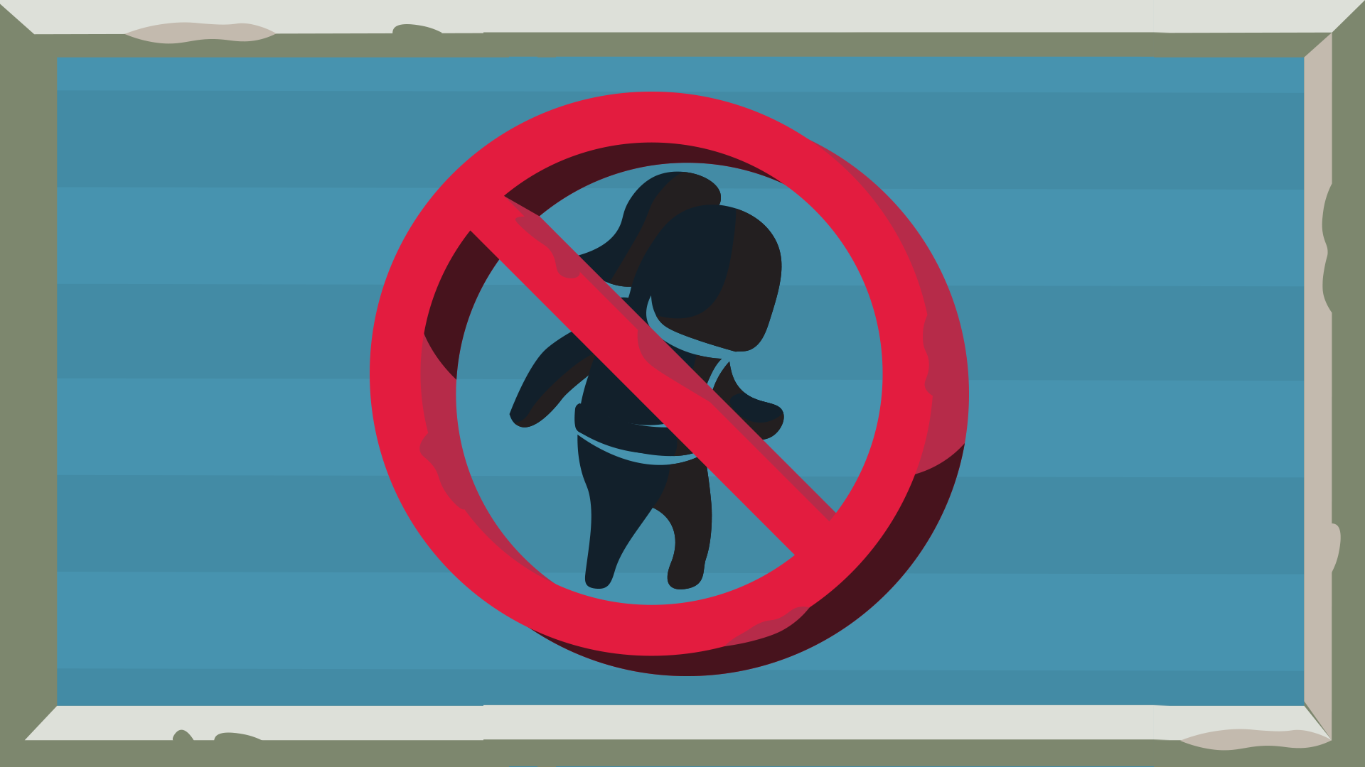 Icon for No unauthorized entry allowed