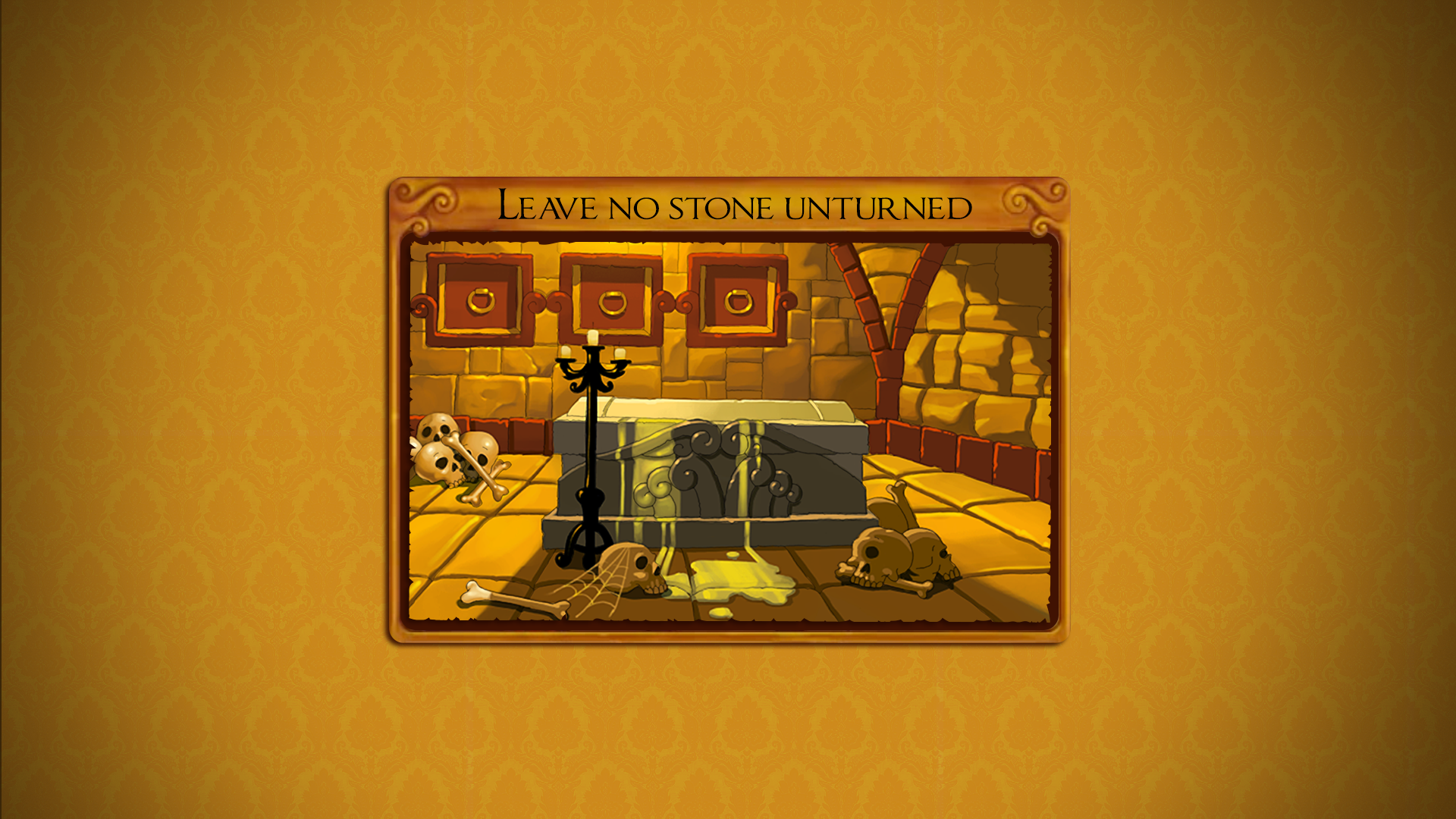 Icon for Leave no stone unturned