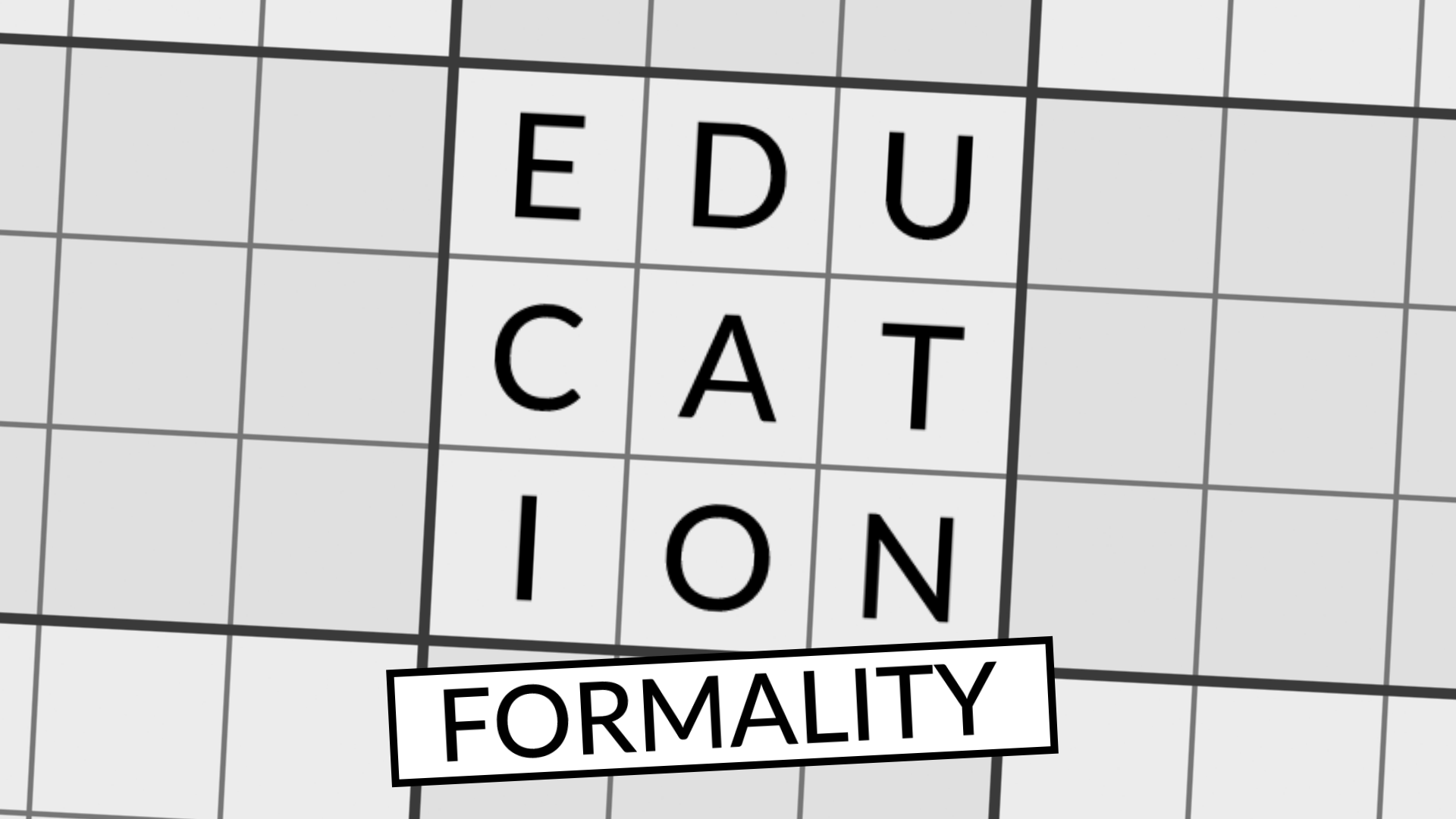 Icon for An Education or a Formality