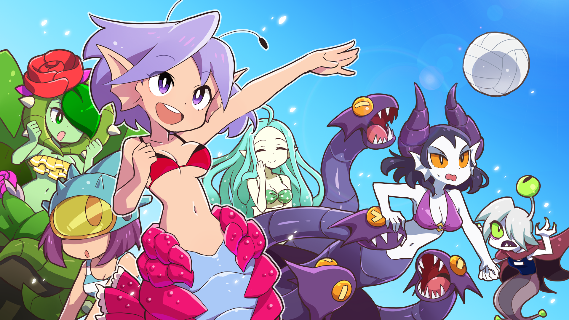 Shantae and the seven. Shantae Empress Siren. Shantae and the Seven Sirens Art. Shantae и семь сирен.