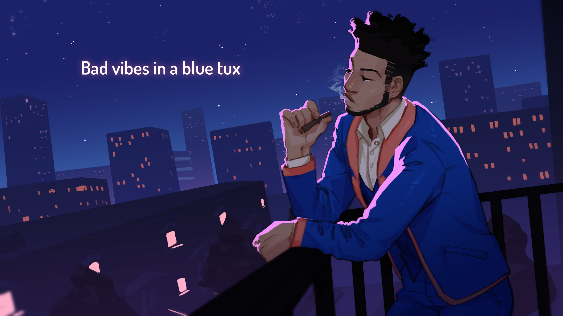 Bad Vibes In A Blue Tux