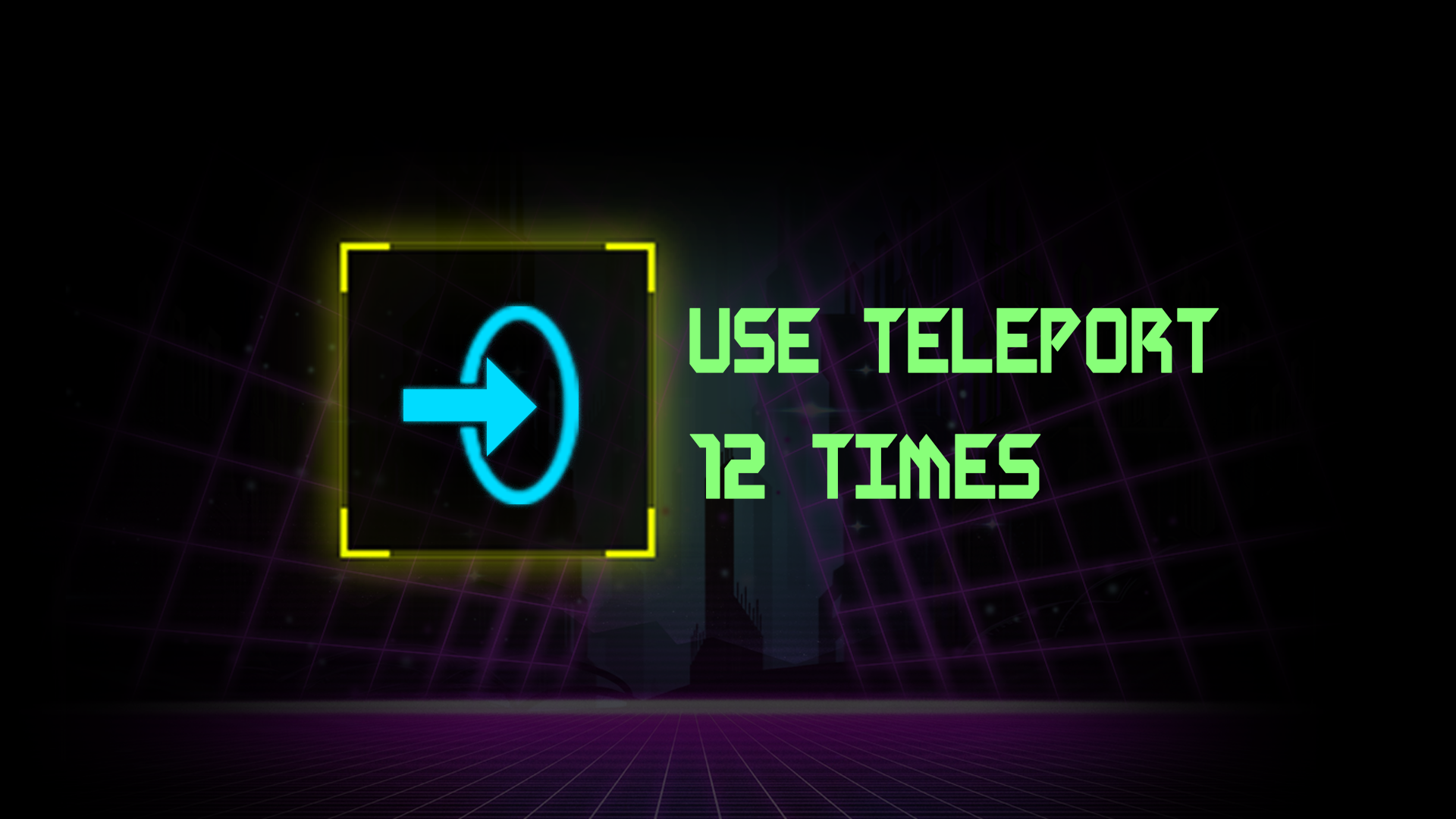 Use teleport 12 times
