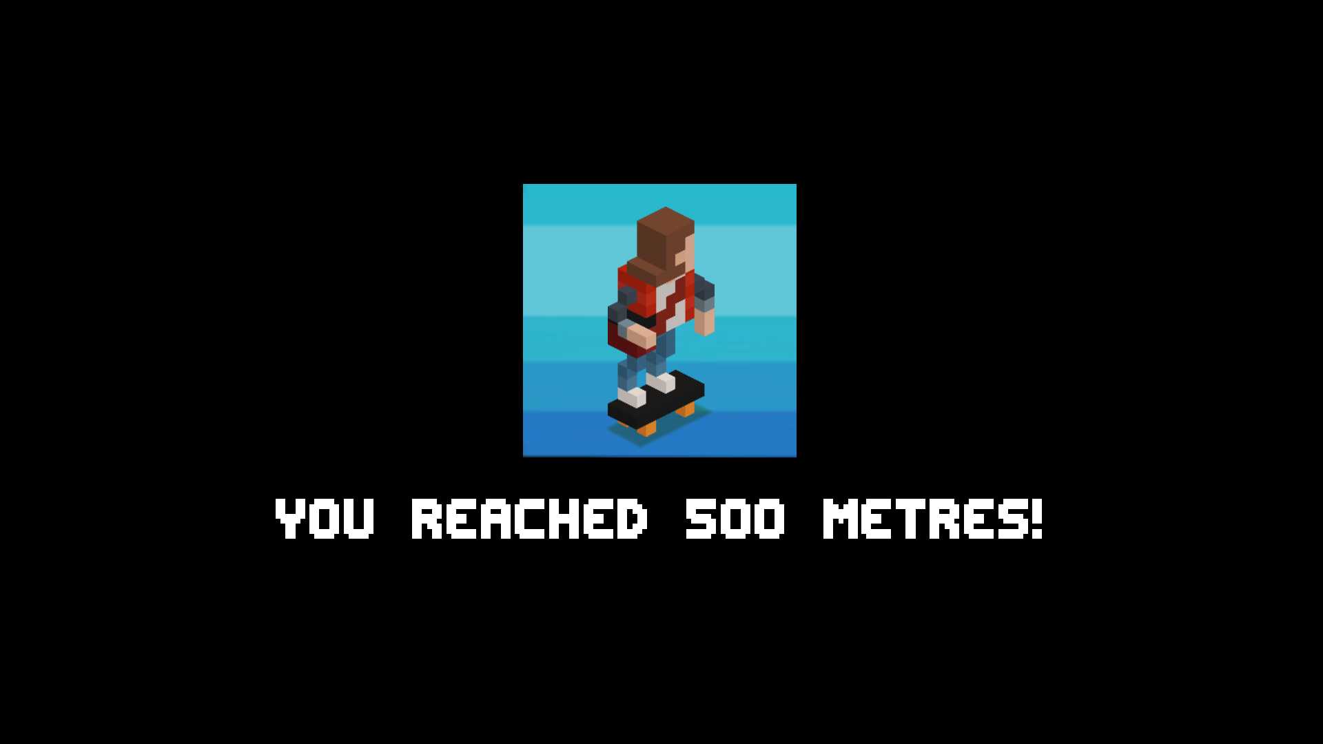 Icon for YOU REACHED 500 metres!