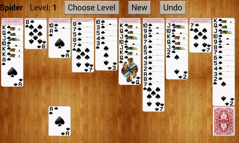 Spider Solitaire Online Card Game Full Screen