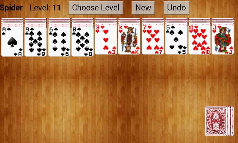 Spider Solitaire: free online card game