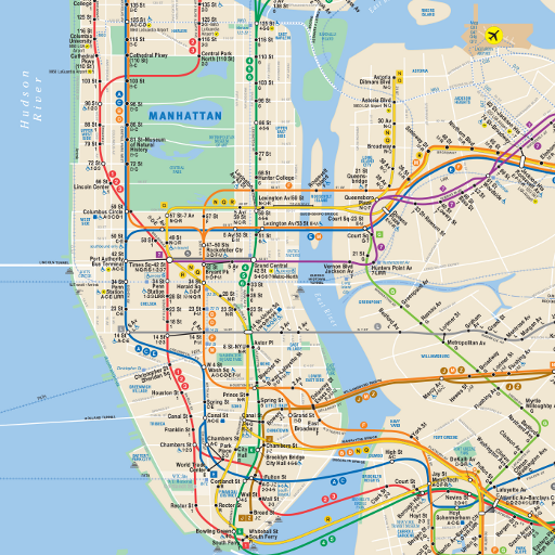 Subway Map: NYC