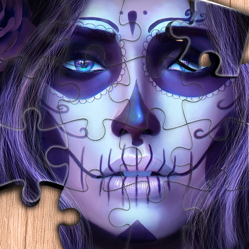 Day of the dead Horro Puzzle Jigsaw - Muertos game for Children & Adult Learning Puzzles