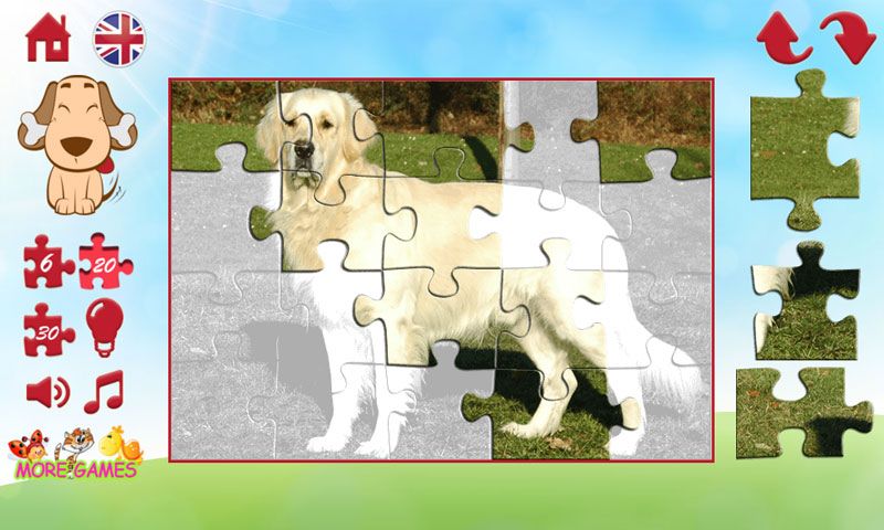 Golden Retriever Puppy 30 Piece Puzzle