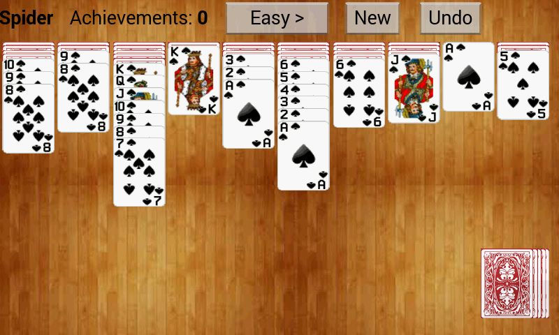 Spider Solitaire (Four Suits) - 100% Free