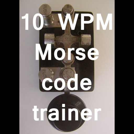 Free 10 WPM amateur ham radio CW Morse code trainer