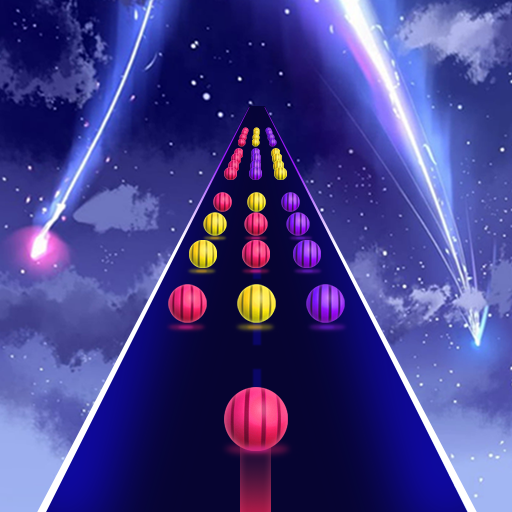 Color Road - Ball Run Hop Music Tiles Color Run Game 3D-Neon tiles Hop Ball Merge Race 2248