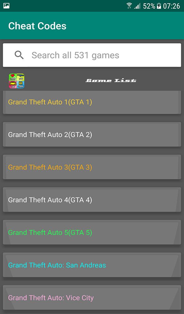 Cheat Codes Database for Games - Official app in the Microsoft Store