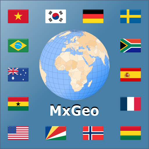 World Atlas | world map | country lexicon MxGeo Pro
