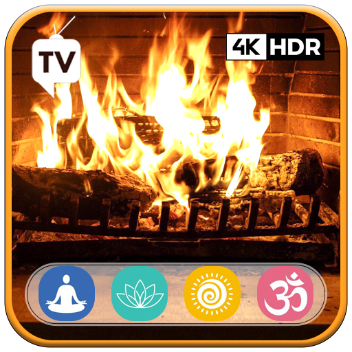 Cozy Fireplace Ambiance: Relaxing Fireside Crackling Sounds - A Romantic Retreat for Meditation and Serenity For Tablets & Fire TV - NO ADS