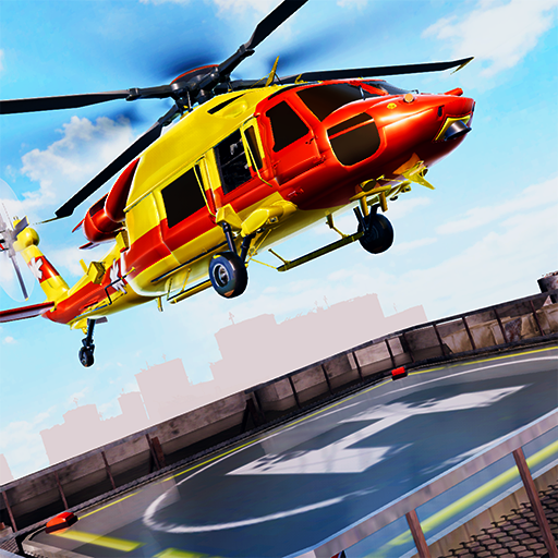 City Helicopter 3D Rescue Parking Simulator Game Flight Pilot Transport Citizen In Air Ambulance Survival Mission