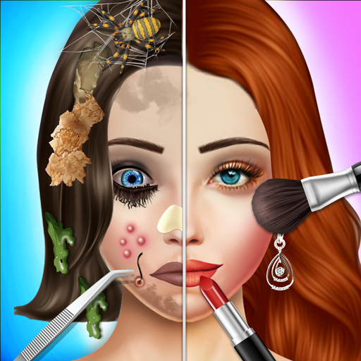 Beauty Salon Supermodel Makeover Games