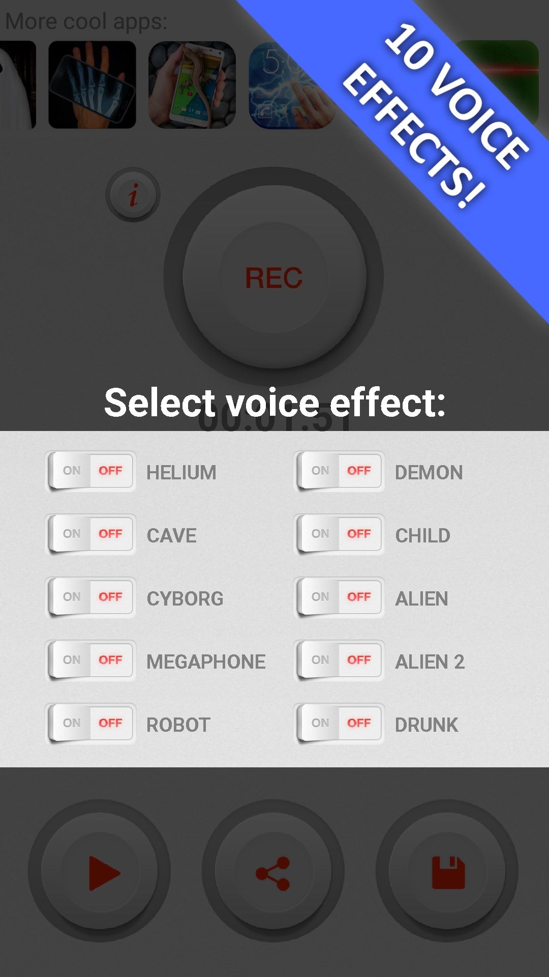 Enregistrement Vocal — Modificateur de Voix – Microsoft Apps