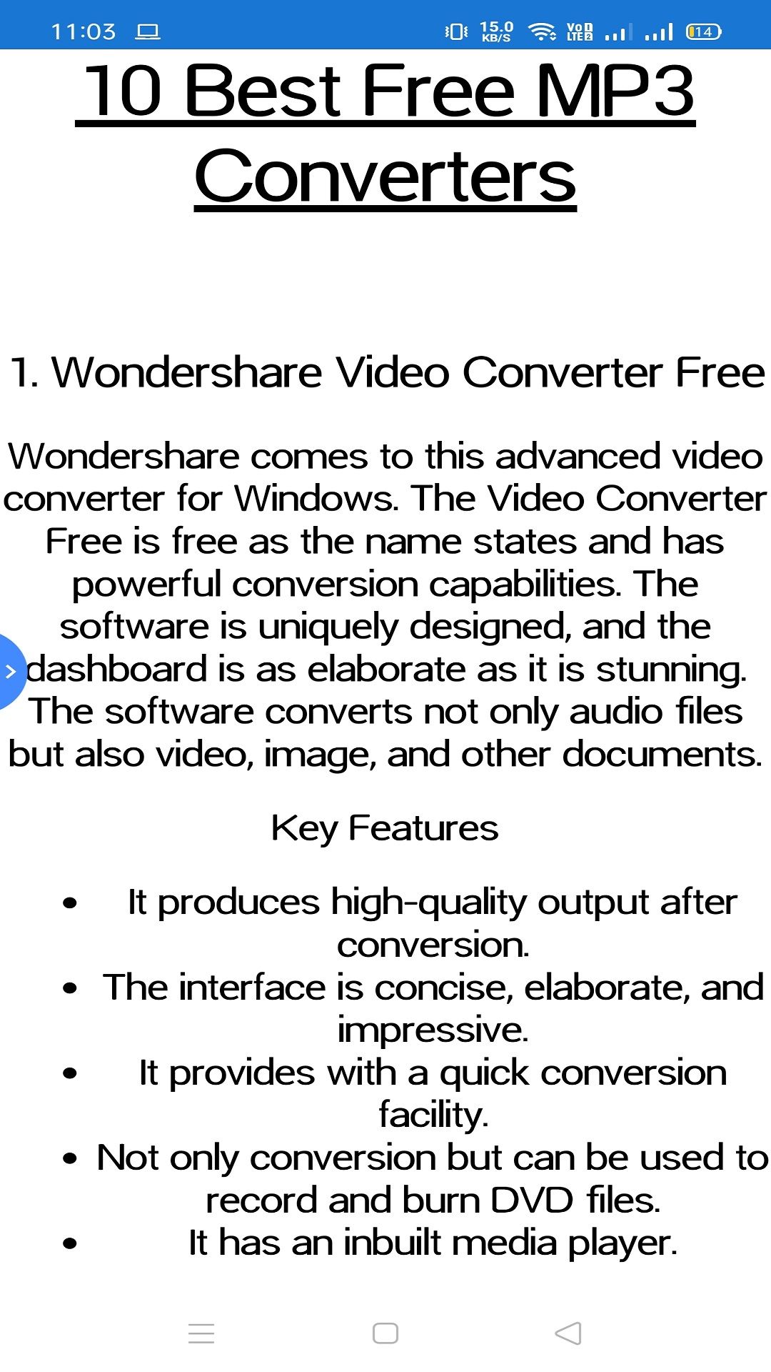 The Best Free  to MP3 Converter