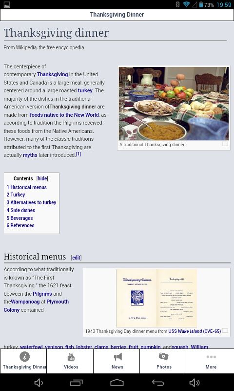 Thanksgiving dinner - Wikipedia