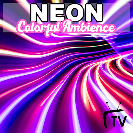 Neon Loop Ambience: Satisfying Neon Video With Relaxing Music - Screensaver for Meditation And Sleep For Tablets & Fire TV - NO ADS